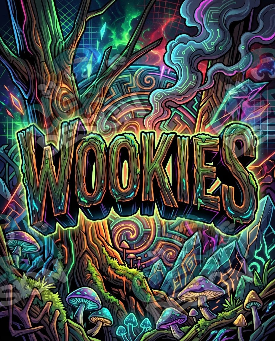 Wookies Pre-Made 3.5g Mylar Bags