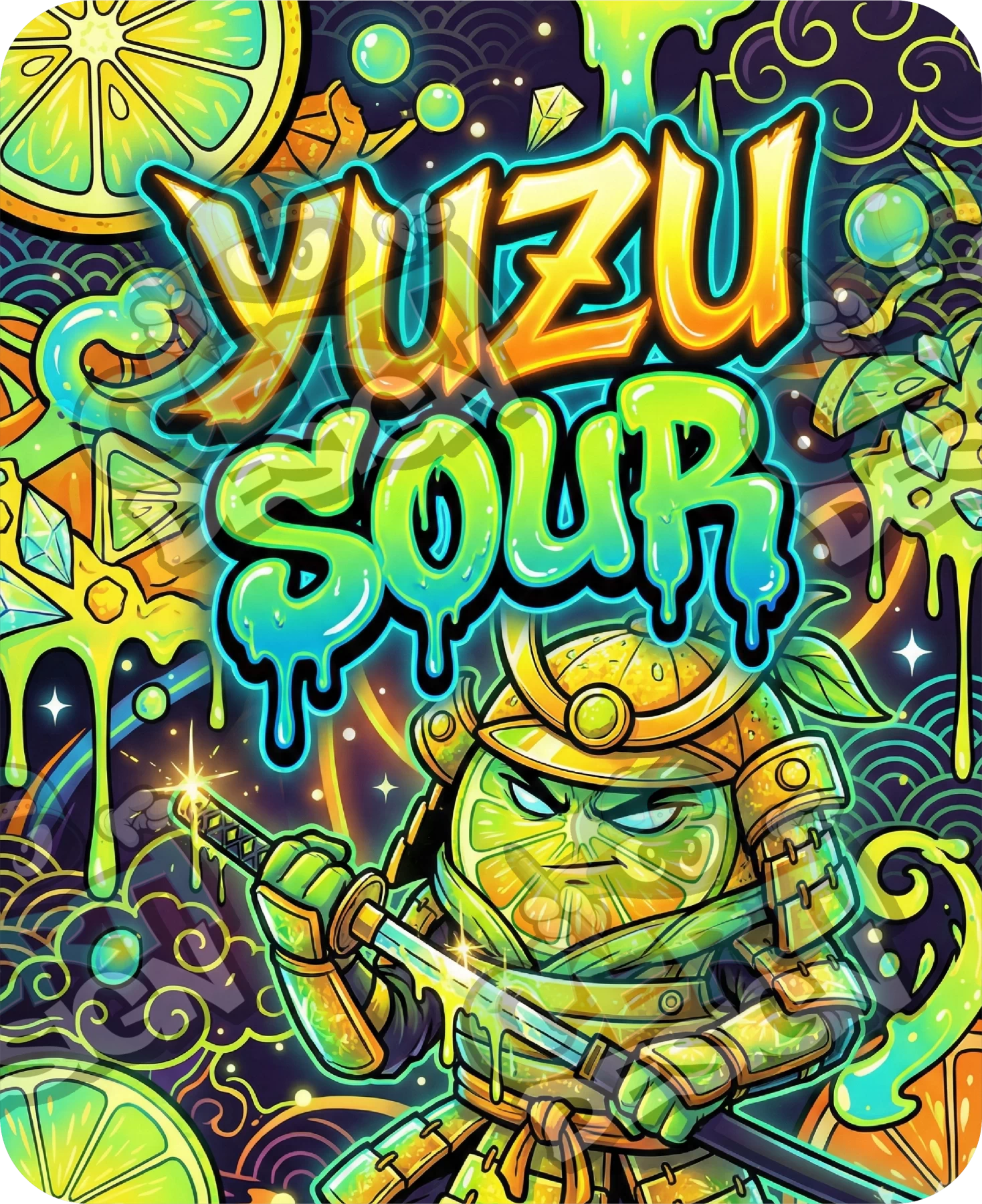 Yuzu Sour Pre-Made 3.5g Mylar Bags