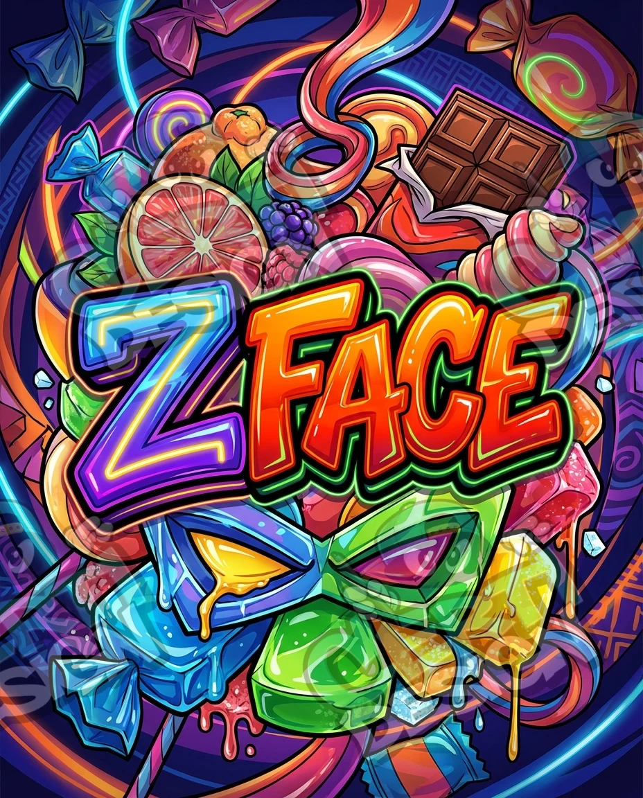 Z Face Pre-Made 3.5g Mylar Bags