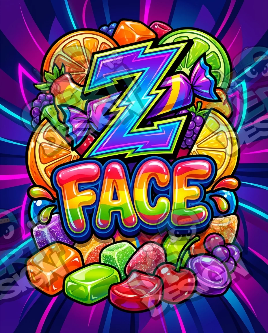 Z Face Pre-Made 3.5g Mylar Bags