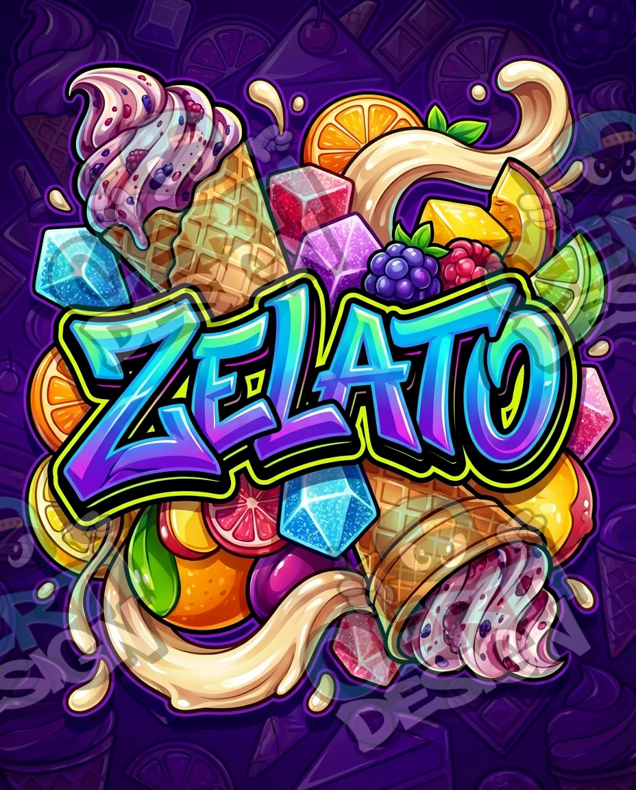 Zelato Pre-Made 3.5g Mylar Bags
