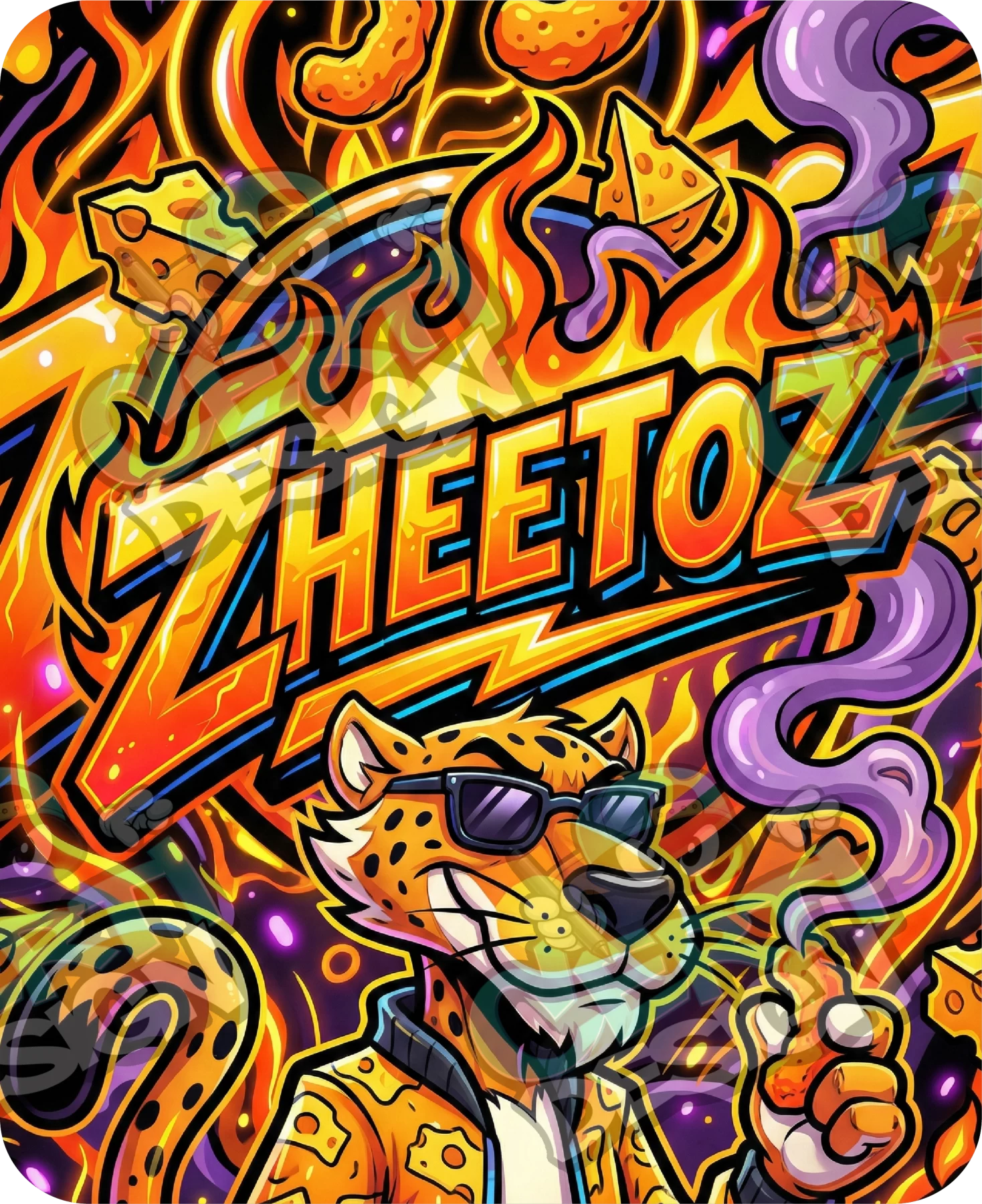 Zheetoz Pre-Made 3.5g Mylar Bags