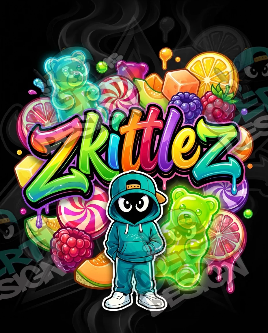 Zkittlez 19 Pre-Made 3.5g Mylar Bags