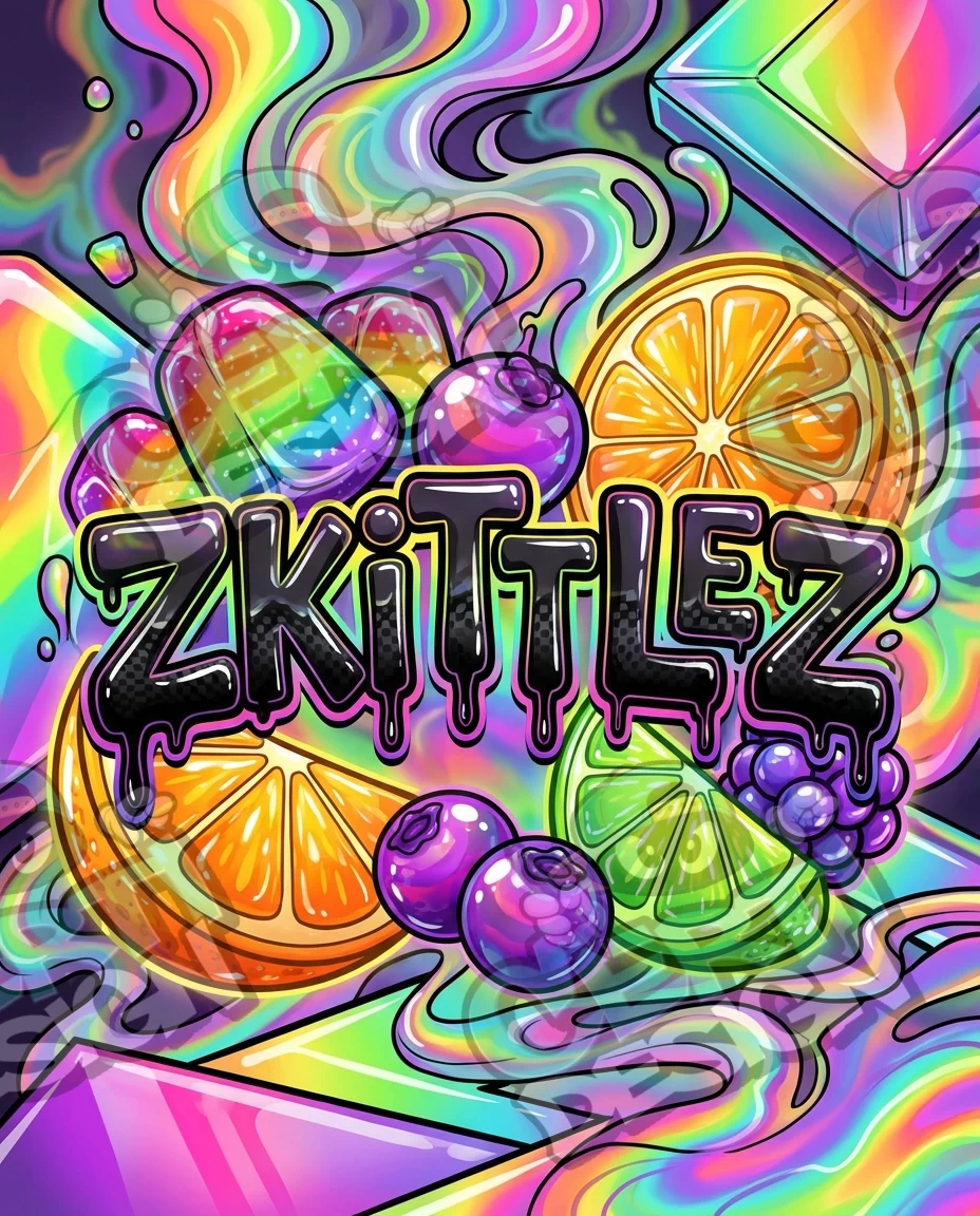Zkittlez 24 Pre-Made 3.5g Mylar Bags