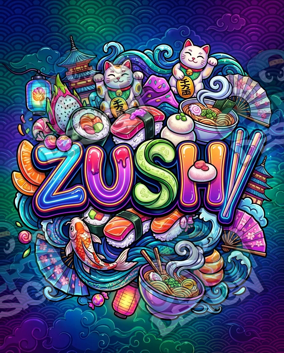 Zushi Pre-Made 3.5g Mylar Bags