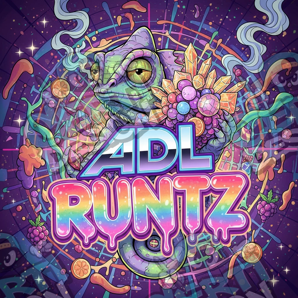 ADL Runtz Pre-Made 3.5g Square Mylar Bags