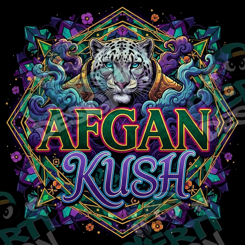 Afghan Kush Pre-Made 3.5g Square Mylar Bags
