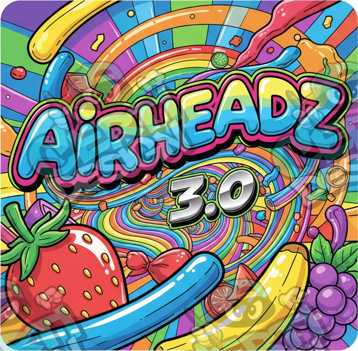 Airheadz 3.0 Pre-Made 3.5g Square Mylar Bags