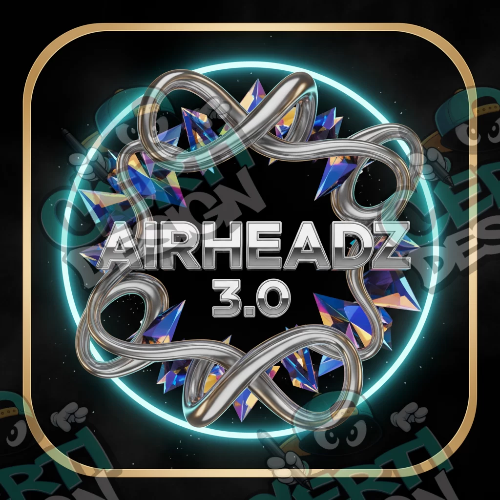 Airheadz 3.0 Pre-Made 3.5g Square Mylar Bags