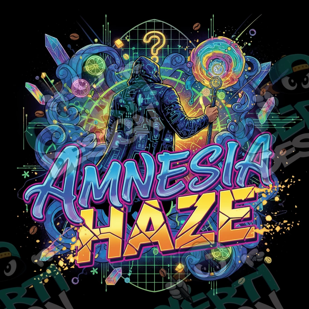 Amnesia Haze Pre-Made 3.5g Square Mylar Bags