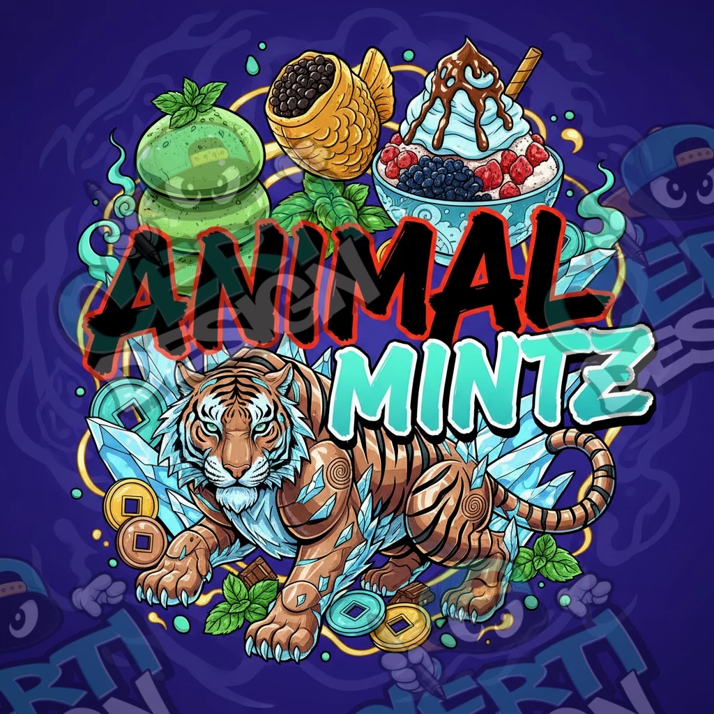 Animal Mintz Pre-Made 3.5g Square Mylar Bags