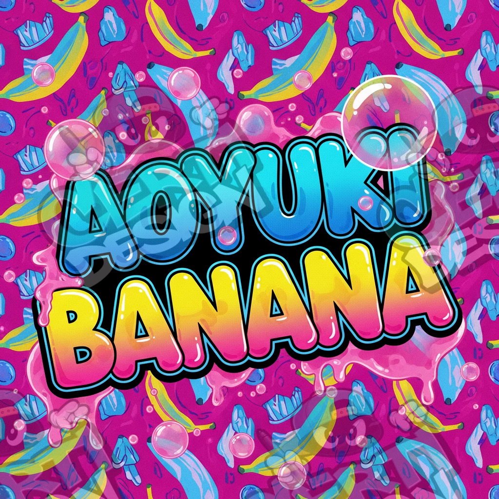Aoyuki Banana Pre-Made 3.5g Square Mylar Bags
