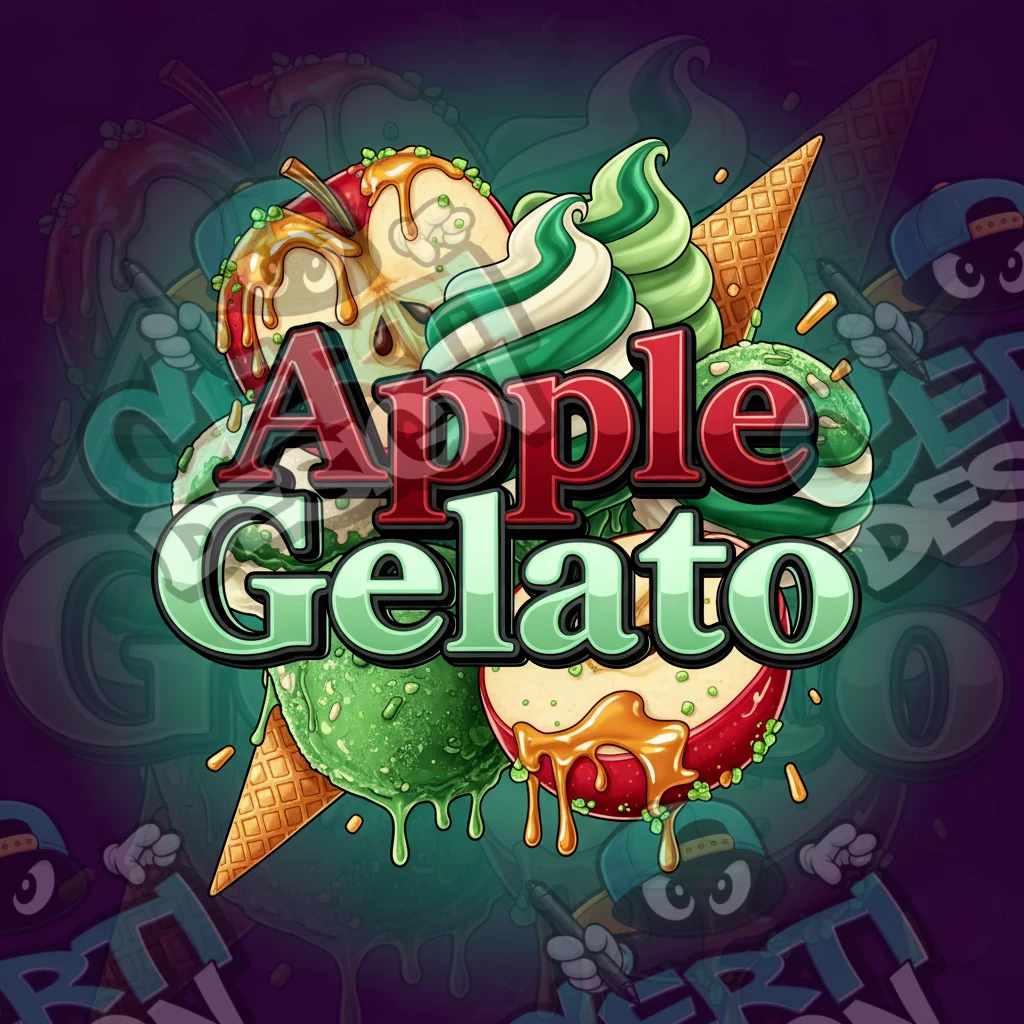 Apple Gelato Pre-Made 3.5g Square Mylar Bags