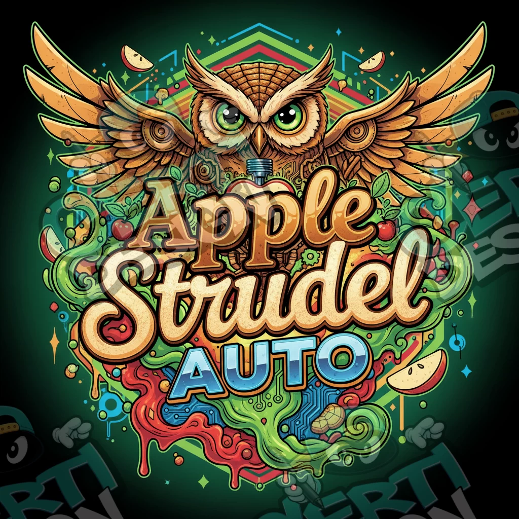 Apple Strudel Auto Pre-Made 3.5g Square Mylar Bags
