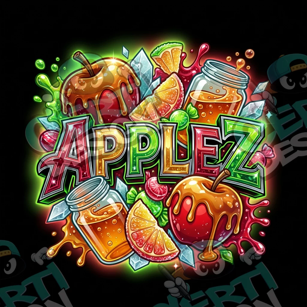 Applez Pre-Made 3.5g Square Mylar Bags