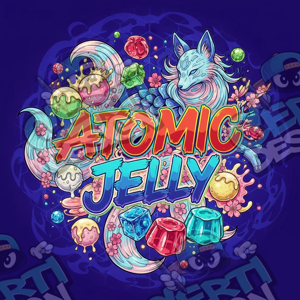 Atomic Jelly Pre-Made 3.5g Square Mylar Bags