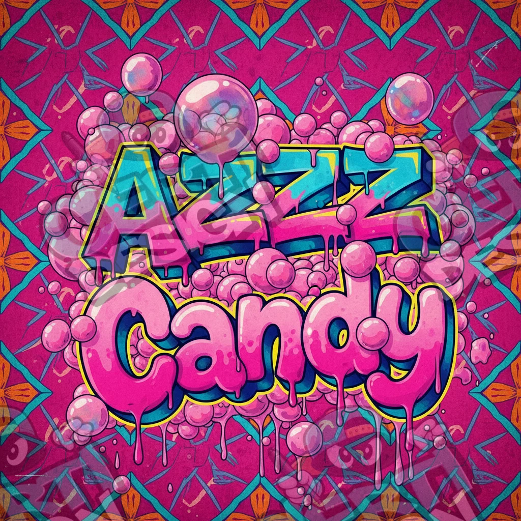 AZZZ Candy Pre-Made 3.5g Square Mylar Bags
