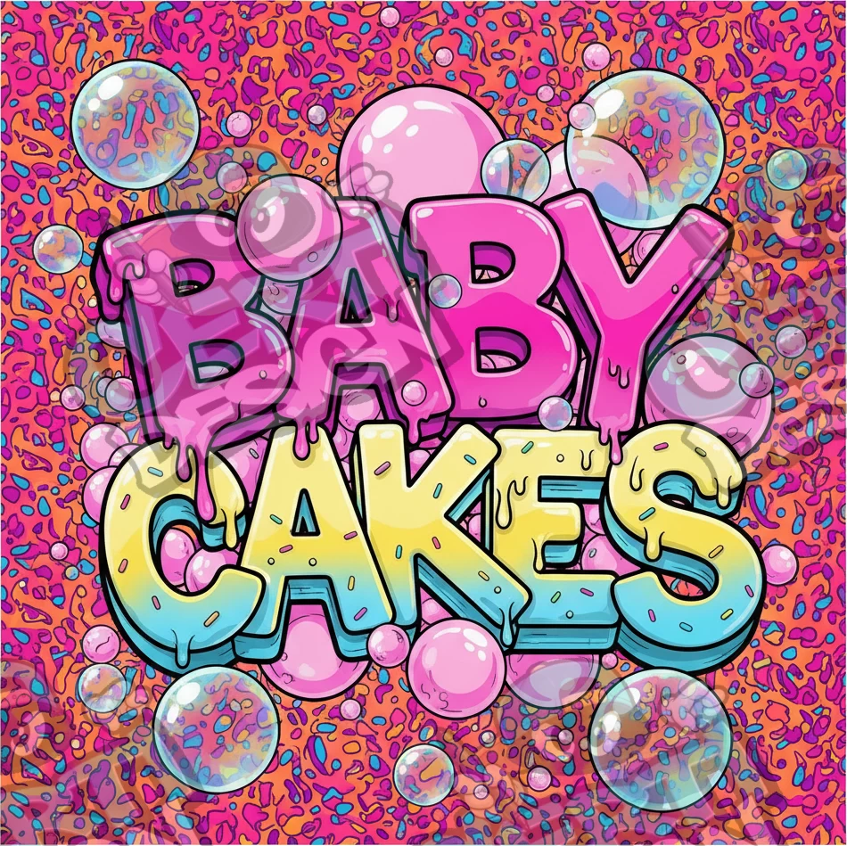 Baby Cakes Pre-Made 3.5g Square Mylar Bags