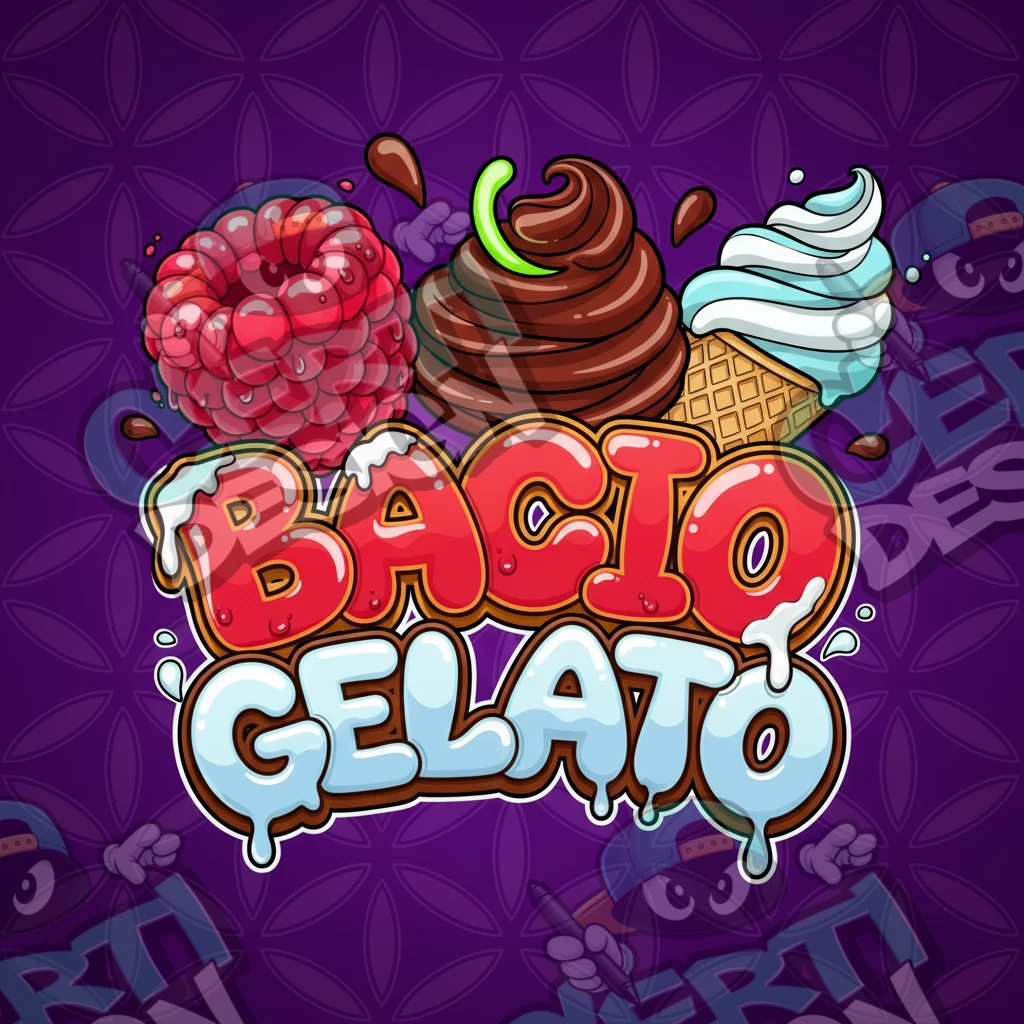 Bacio Gelato Pre-Made 3.5g Square Mylar Bags