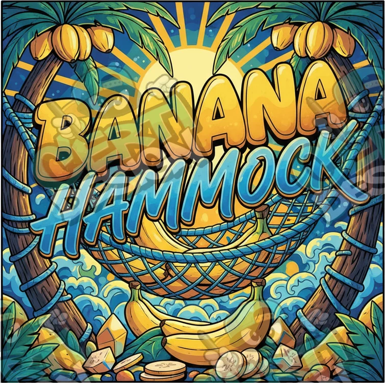 Banana Hammock Pre-Made 3.5g Square Mylar Bags