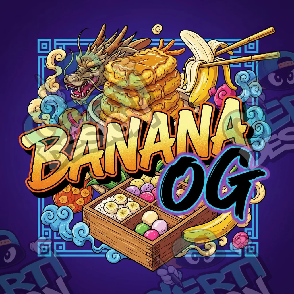 Banana OG Pre-Made 3.5g Square Mylar Bags