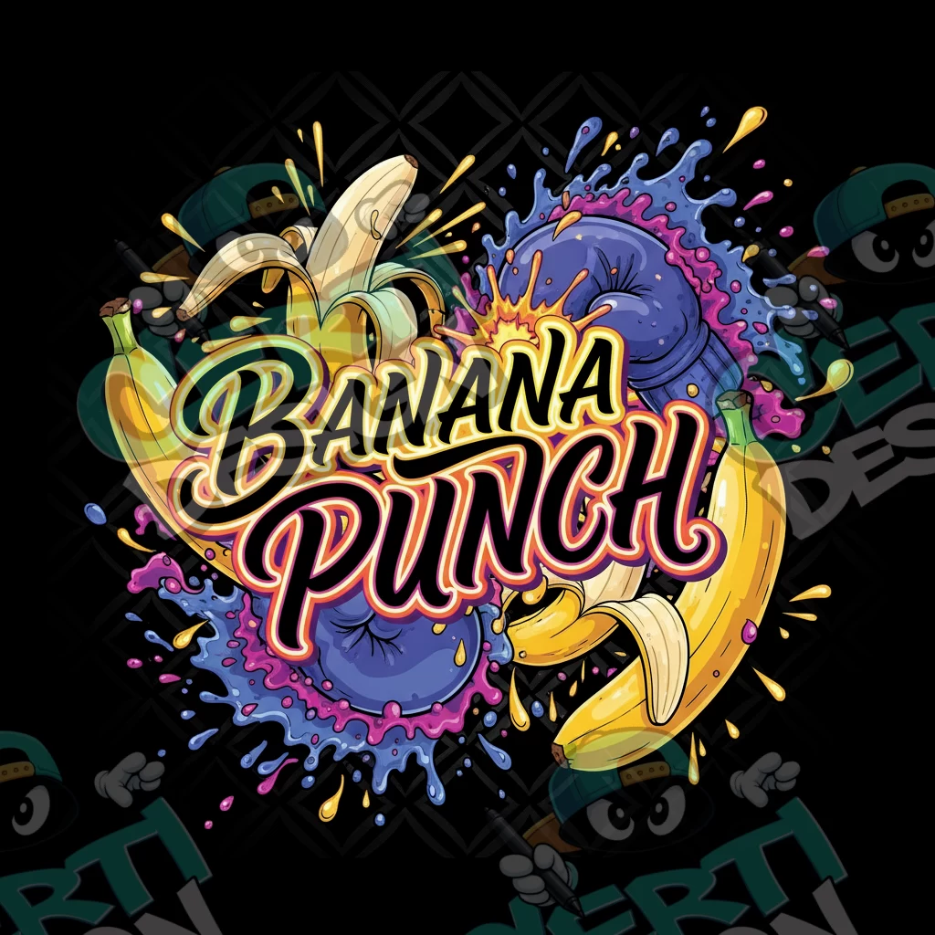 Banana Punch Pre-Made 3.5g Square Mylar Bags