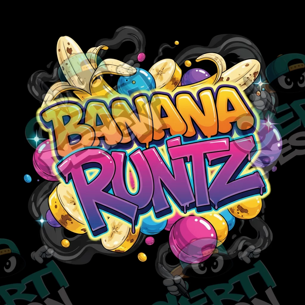 Banana Runtz Pre-Made 3.5g Square Mylar Bags