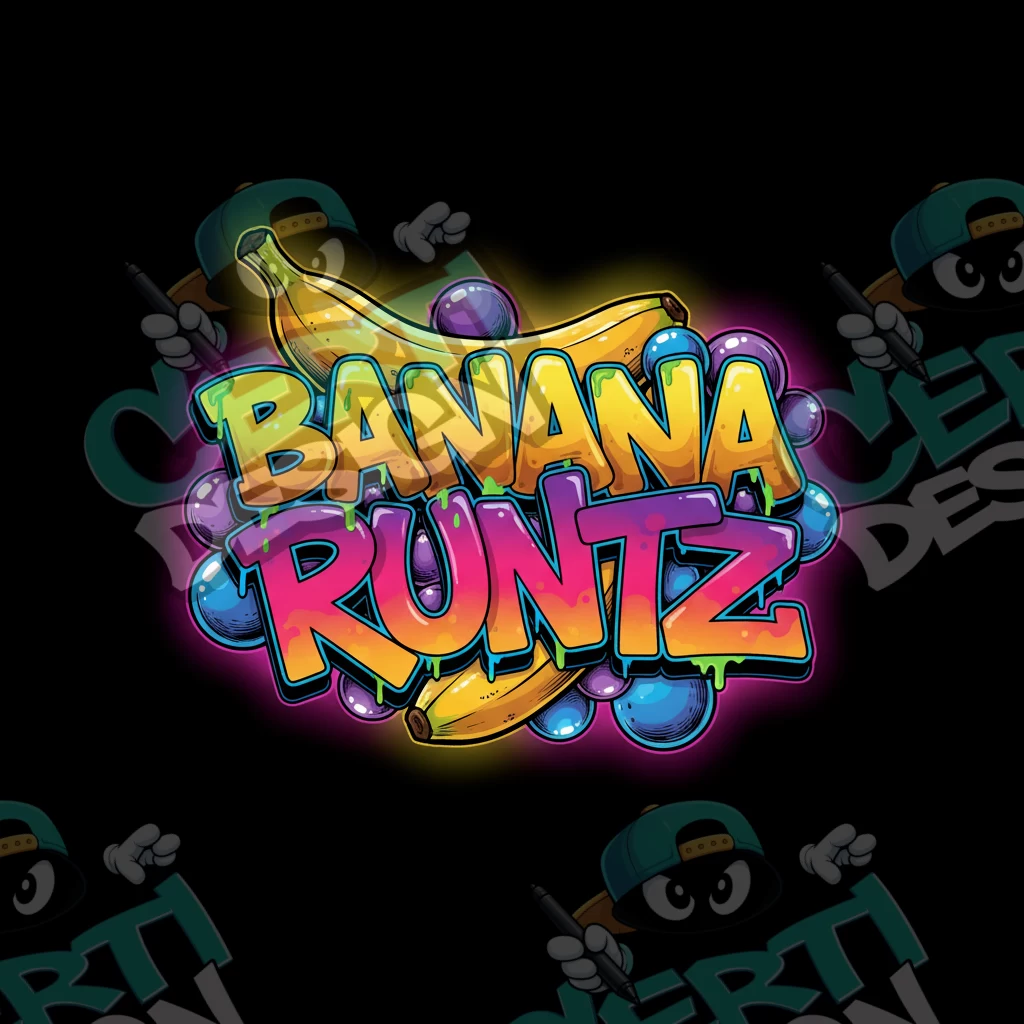 Banana Runtz Pre-Made 3.5g Square Mylar Bags