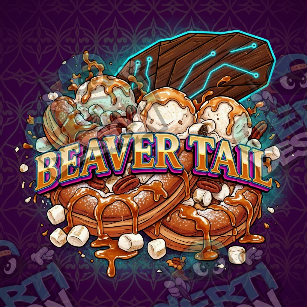 Beaver Tail Pre-Made 3.5g Square Mylar Bags