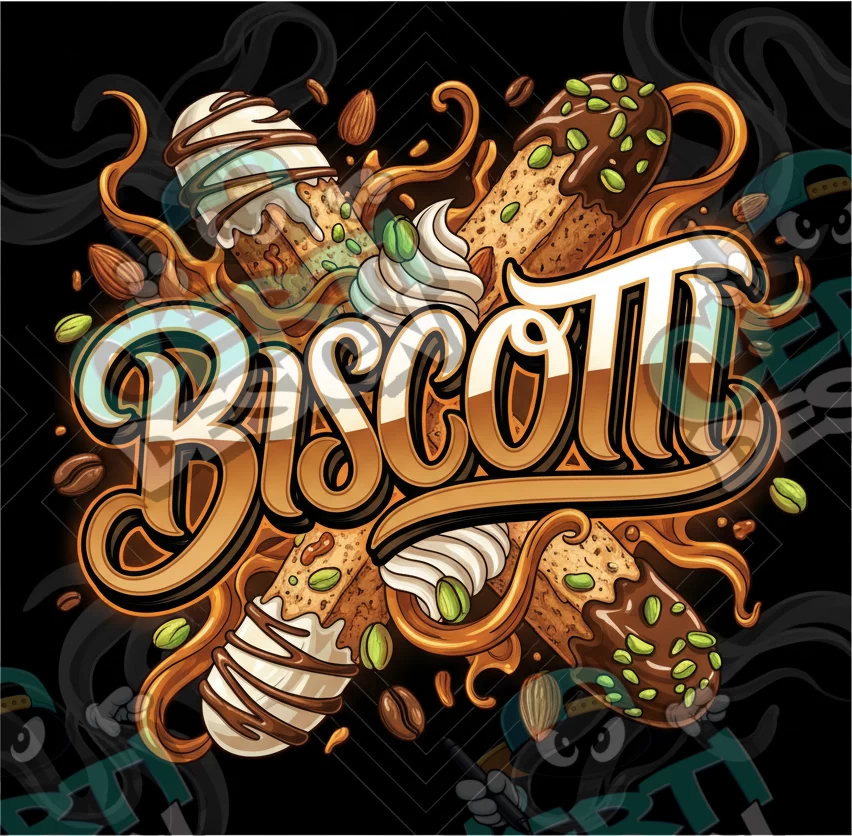Biscotti Pre-Made 3.5g Square Mylar Bags