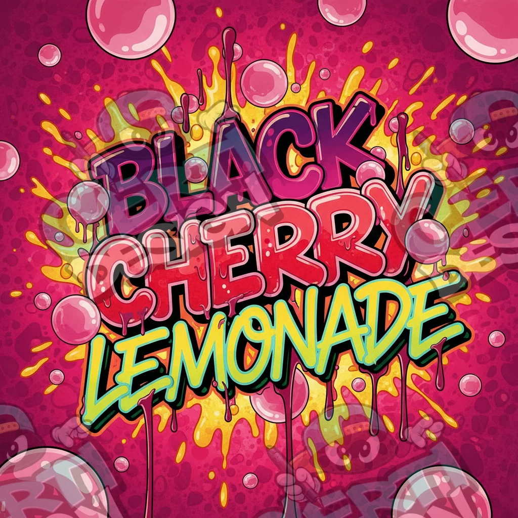 Black Cherry Lemonade Pre-Made 3.5g Square Mylar Bags