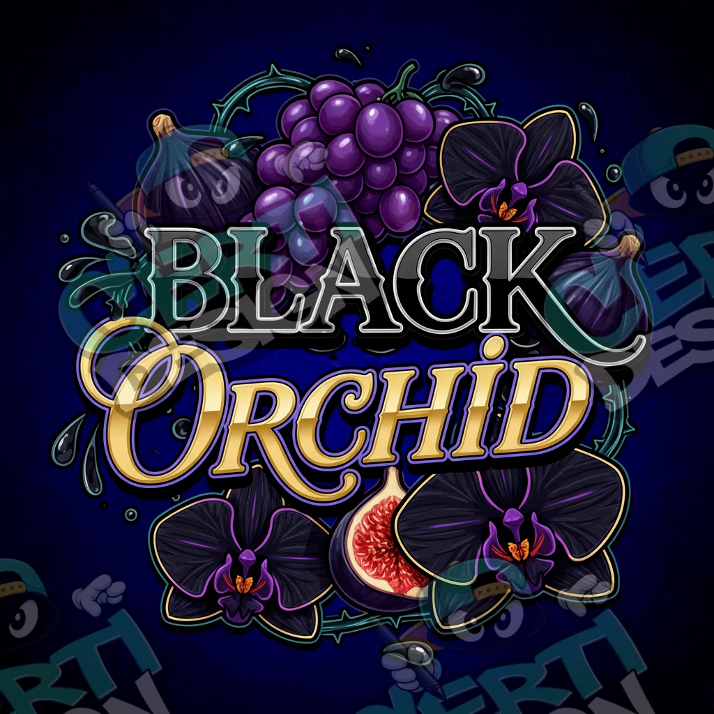 Black Orchid Pre-Made 3.5g Square Mylar Bags