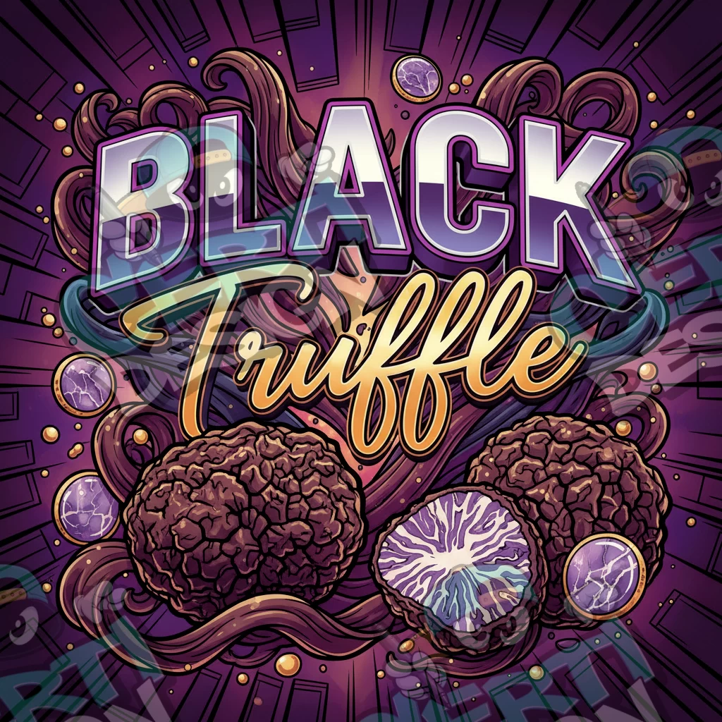 Black Truffle Pre-Made 3.5g Square Mylar Bags