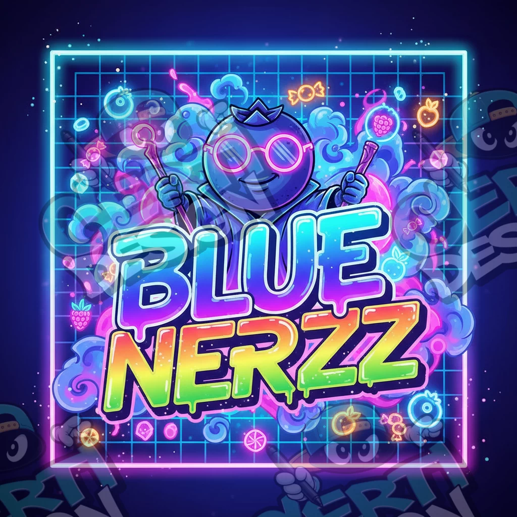 Blue Nerdz Pre-Made 3.5g Square Mylar Bags