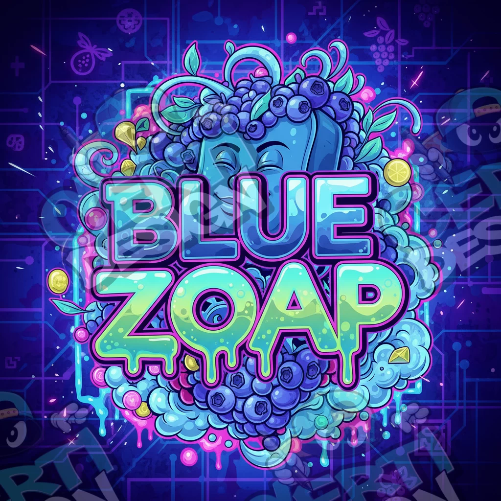 Blue Zoap Pre-Made 3.5g Square Mylar Bags