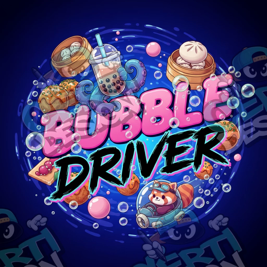Bubble Driver Pre-Made 3.5g Square Mylar Bags