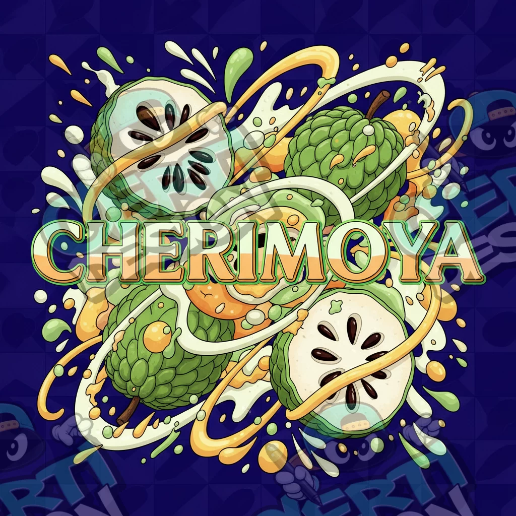 Cherimoya Pre-Made 3.5g Square Mylar Bags