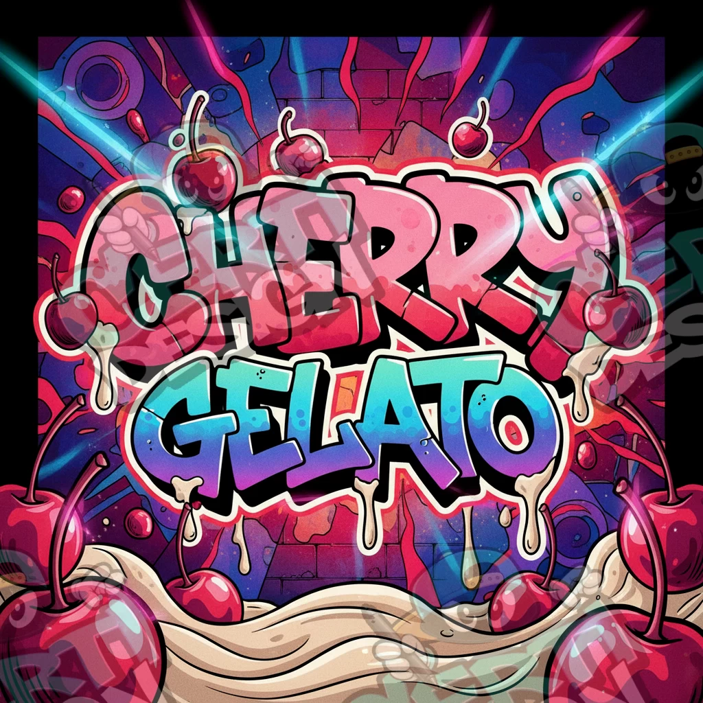 Cherry Gelato Pre-Made 3.5g Square Mylar Bags