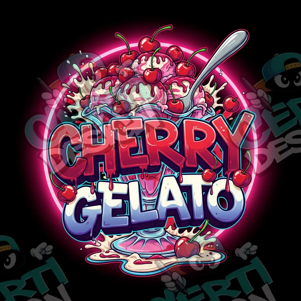 Cherry Gelato Pre-Made 3.5g Square Mylar Bags