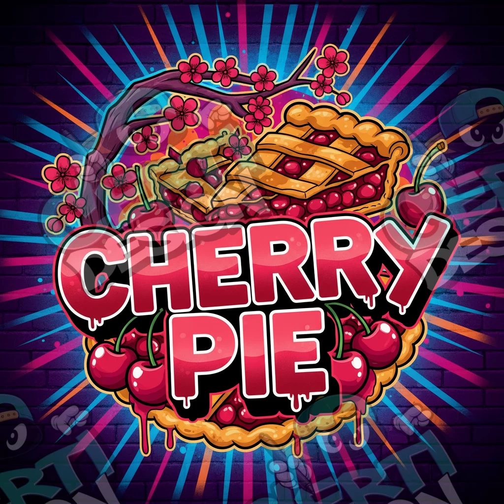 Cherry Pie Pre-Made 3.5g Square Mylar Bags