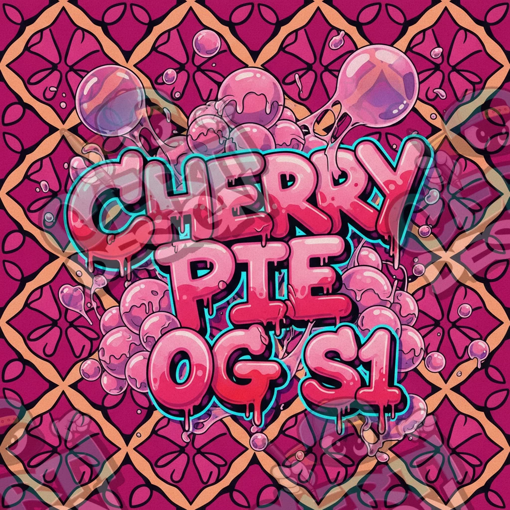 Cherry Pie OG S1 Pre-Made 3.5g Square Mylar Bags