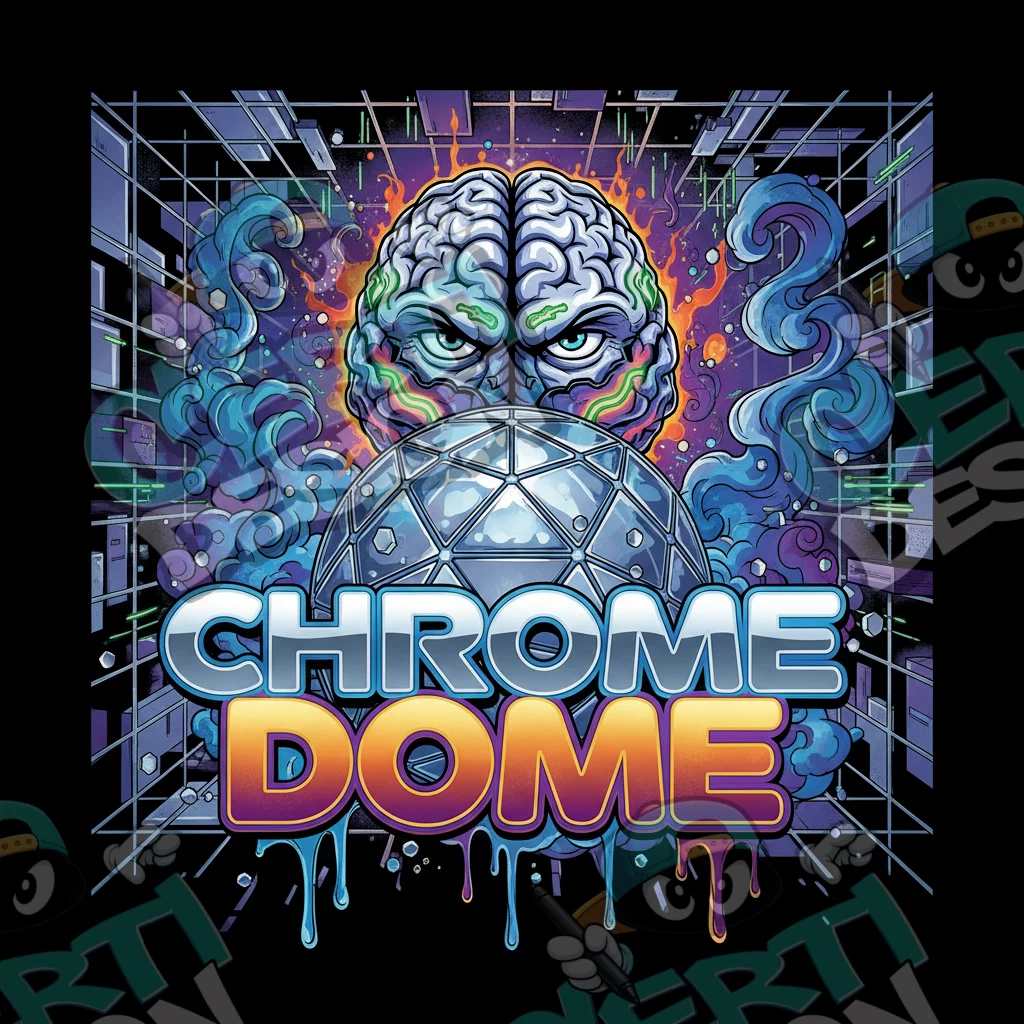 Chrome Dome Pre-Made 3.5g Square Mylar Bags