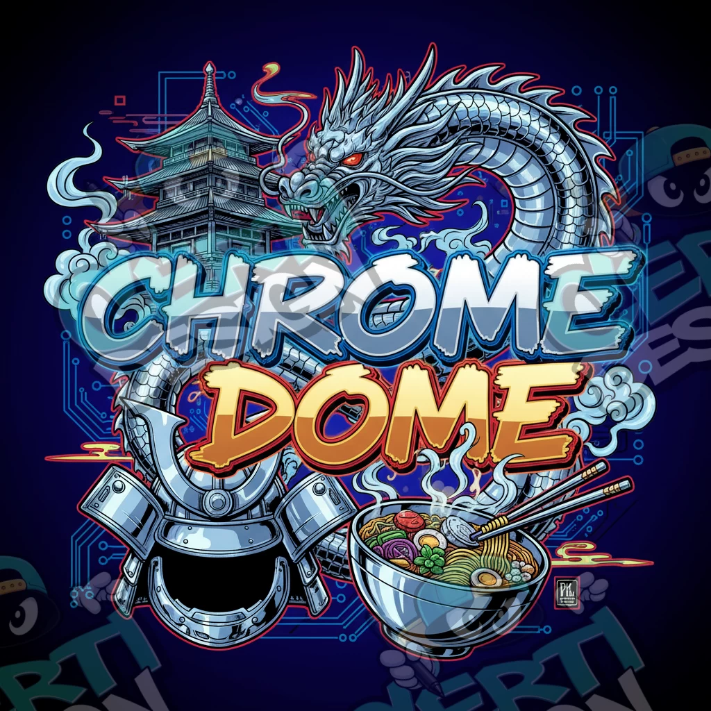Chrome Dome Pre-Made 3.5g Square Mylar Bags