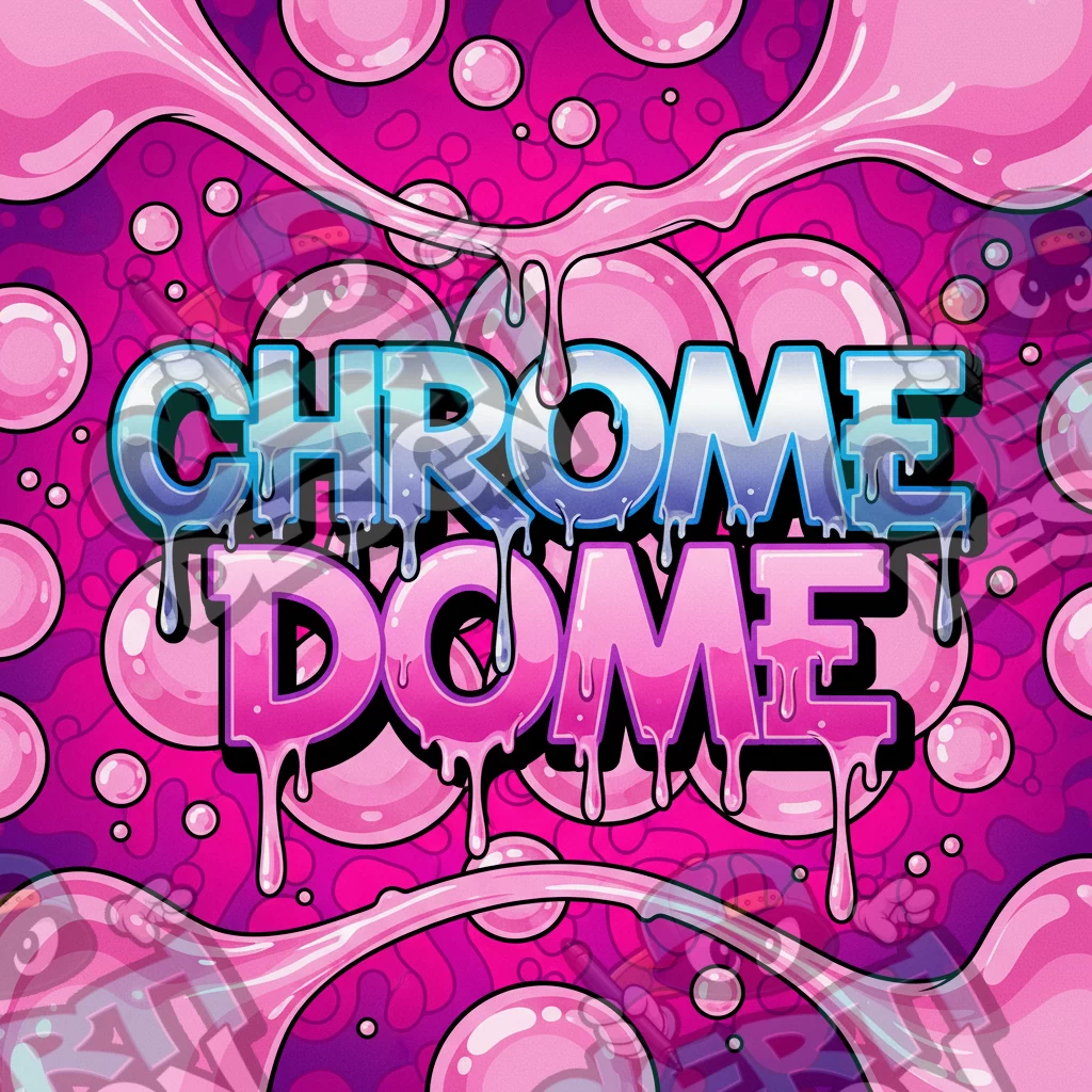 Chrome Dome Pre-Made 3.5g Square Mylar Bags