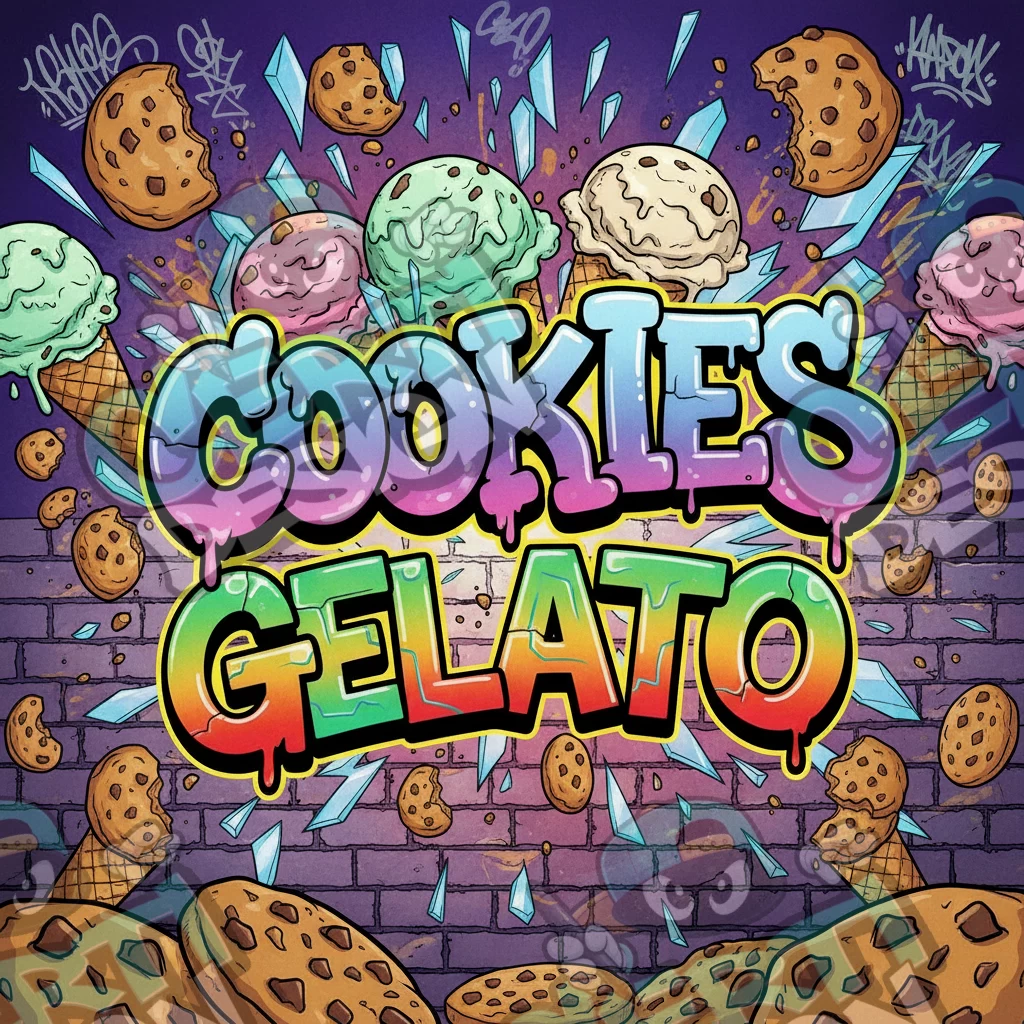 Cookies Gelato Pre-Made 3.5g Square Mylar Bags