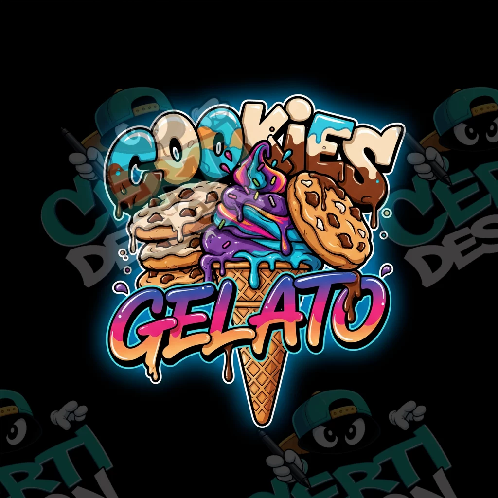 Cookies Gelato Pre-Made 3.5g Square Mylar Bags