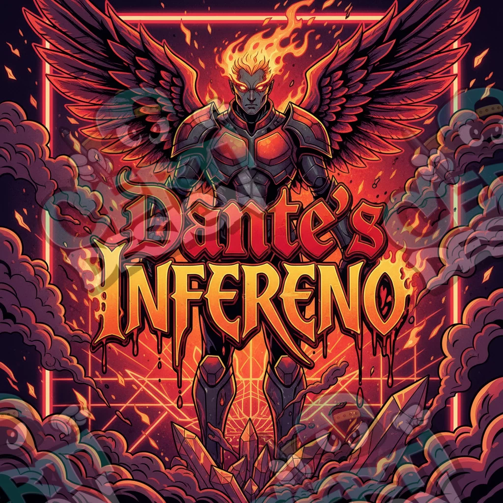 Dante's Inferno Pre-Made 3.5g Square Mylar Bags