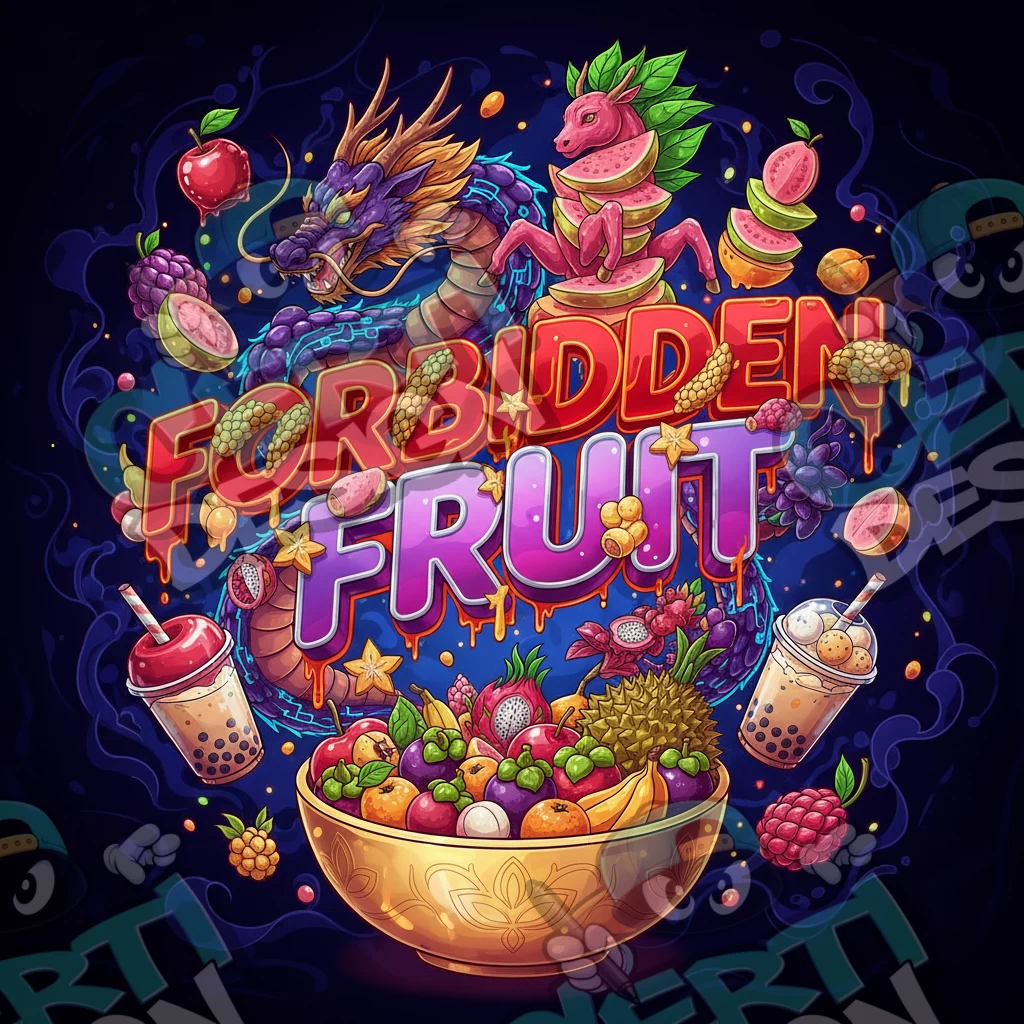 Forbidden Fruit Pre-Made 3.5g Square Mylar Bags