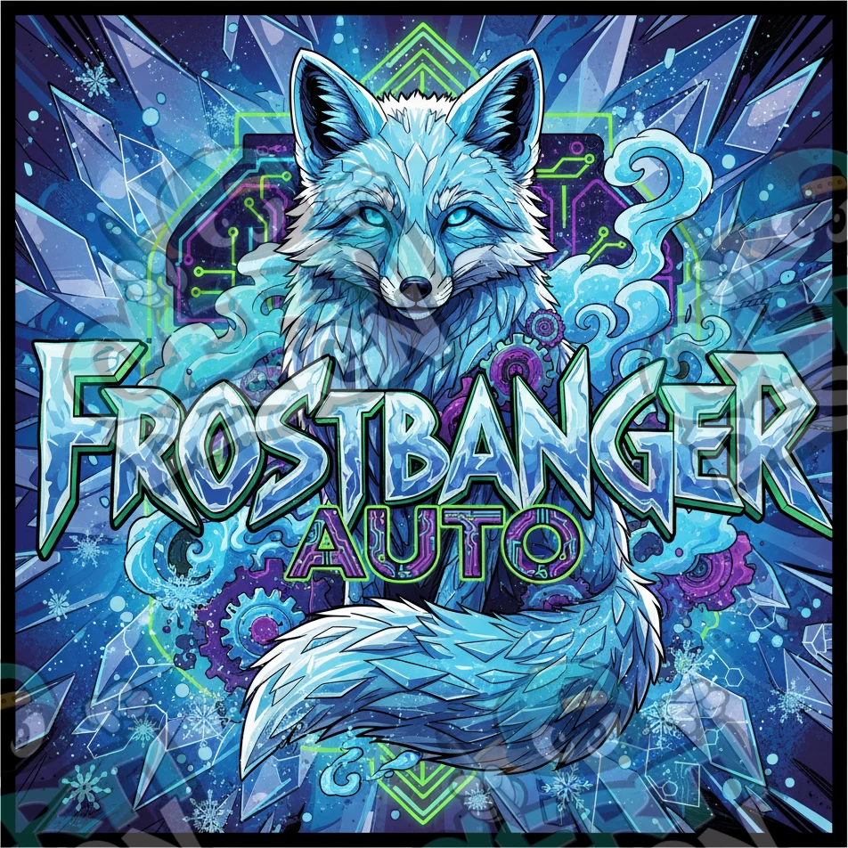 Frostbanger Auto Pre-Made 3.5g Square Mylar Bags