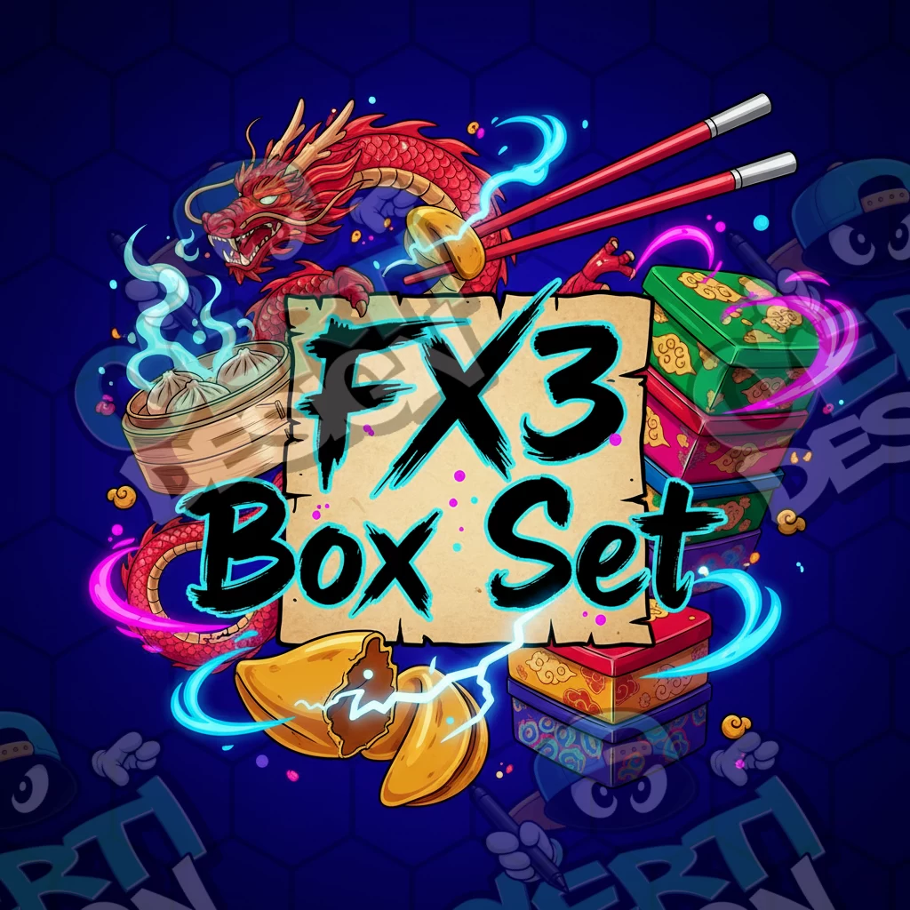 FX3 Box Set Pre-Made 3.5g Square Mylar Bags